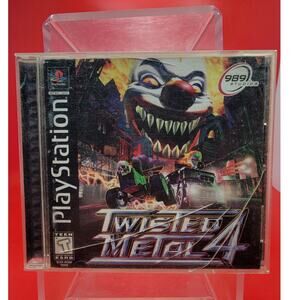 Twisted Metal 4 PS1 PlayStation 1 - Black Label
